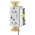 Hubbell Wiring Device-Kellems Automatic Receptacle Control HBL5362LC1W HBL5362LC1W